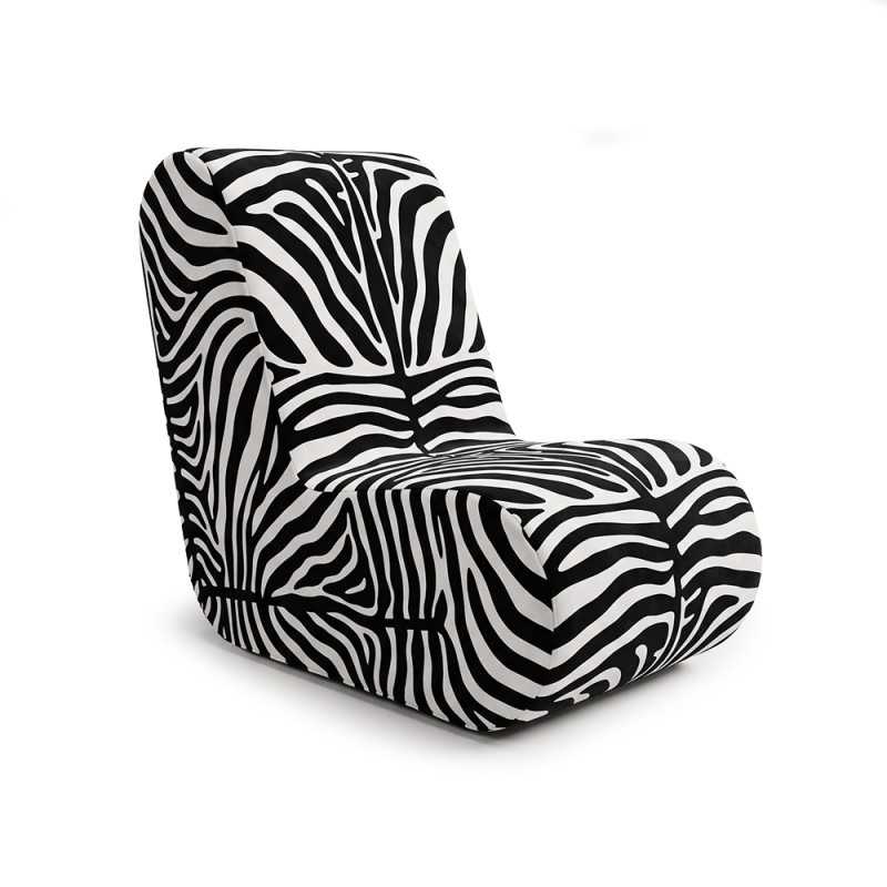 М'яке крісло GES Print Zebra