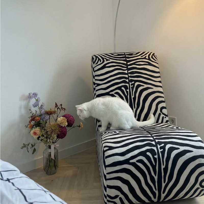 Armchair GES Print Zebra