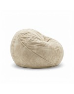 Безкаркасне крісло (пуф) Hmara Medium Velor French Vanilly