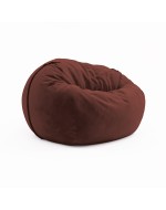 Безкаркасне крісло (м'який пуф) Hmara Medium Velor Marsala