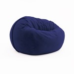 Frameless chair (soft pouf) Cloud Medium Velor Monaco Blue