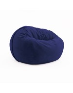 Frameless armchair (soft pouf) Cloud Medium Velor Monaco Blue