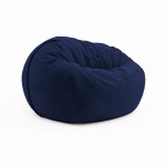Frameless chair (soft pouf) Cloud Medium Velour Monaco Blue