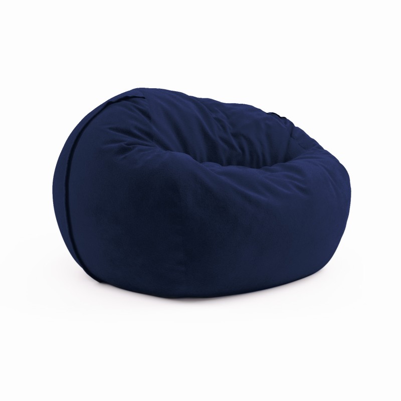 Frameless armchair (soft pouf) Cloud Medium Velor Monaco Blue