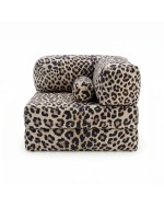 Horns Chair Corner Velour Print Leo