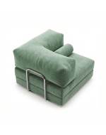 Horns Chair Corner Velour Dark Green