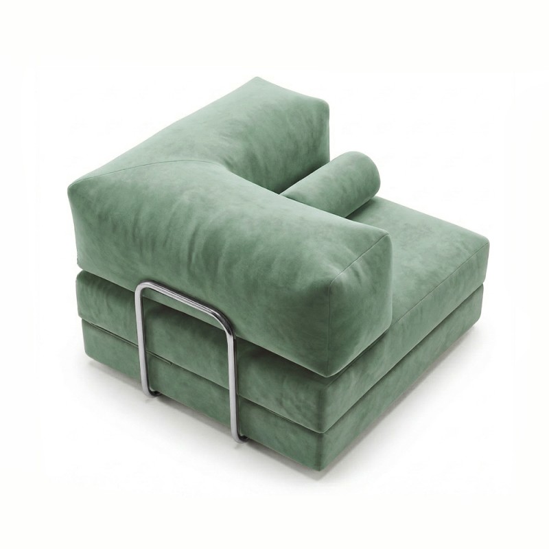 Horns Chair Corner Velour Dark Green