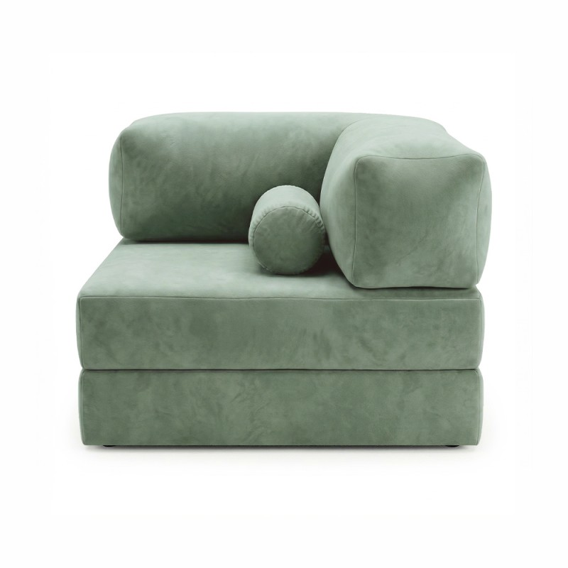 Horns Chair Corner Velour Dark Green