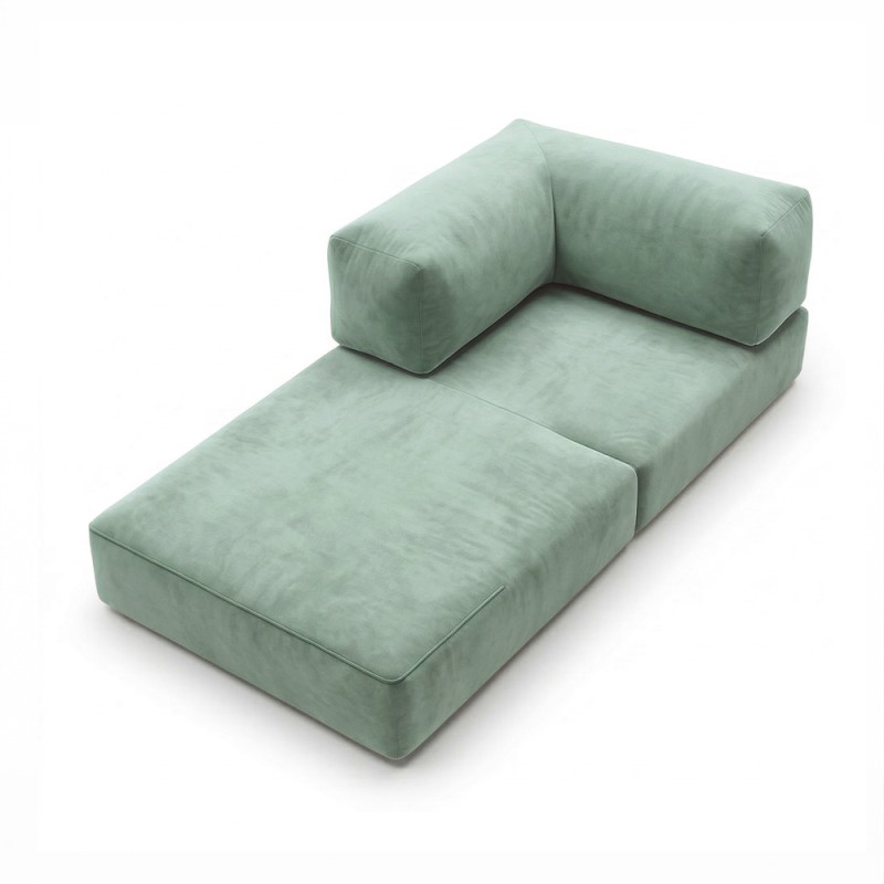 Horns Chair Corner Velour Dark Green