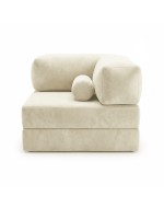 Horns Chair Corner Velour French Vanilly