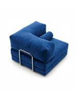 Horns Chair Corner Velour Monaco Blue