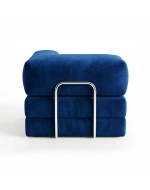 Horns Chair Corner Velour Monaco Blue
