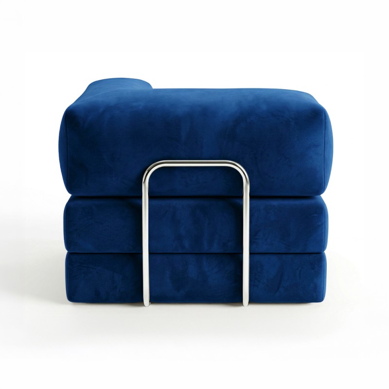 Horns Chair Corner Velour Monaco Blue