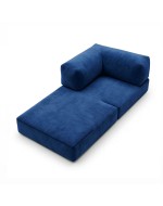 Horns Chair Corner Velour Monaco Blue