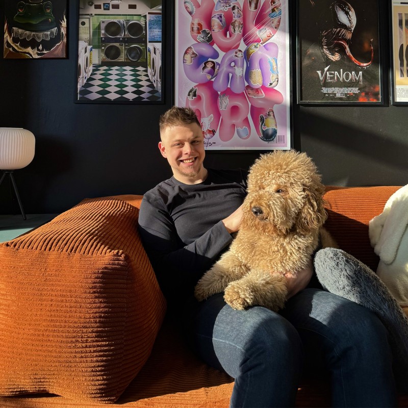 Безкаркасний диван Horns Base Paul 8