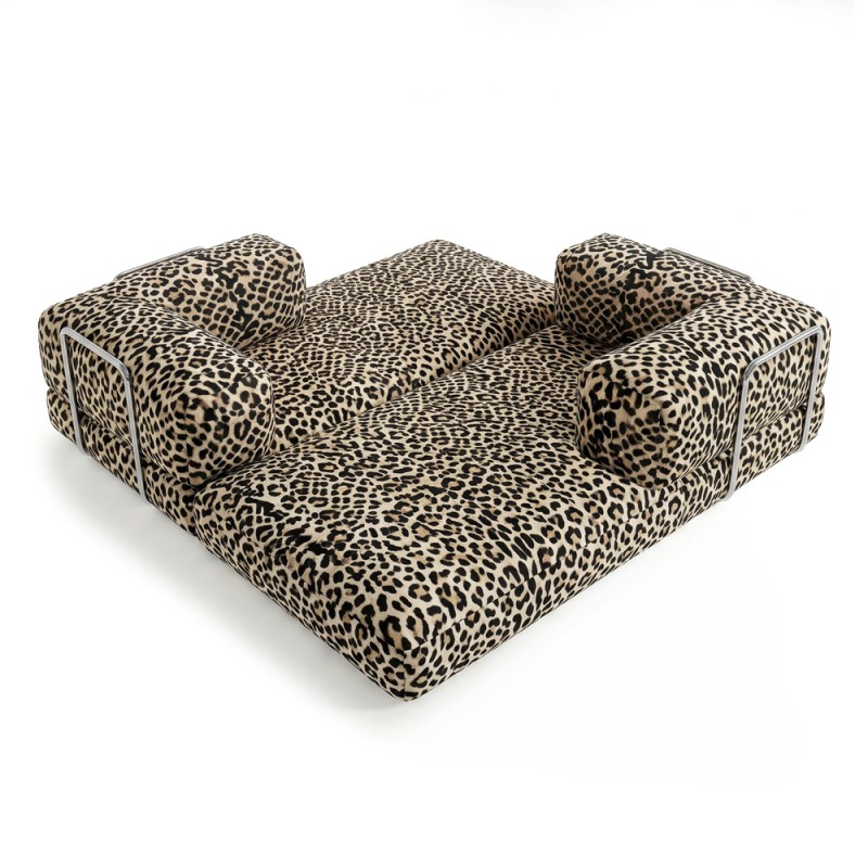 Frameless sofa Horns Base Print Leo