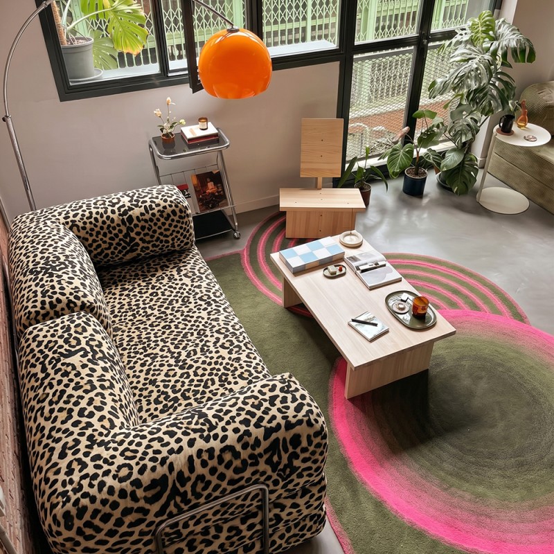 Frameless sofa Horns Base Print Leo