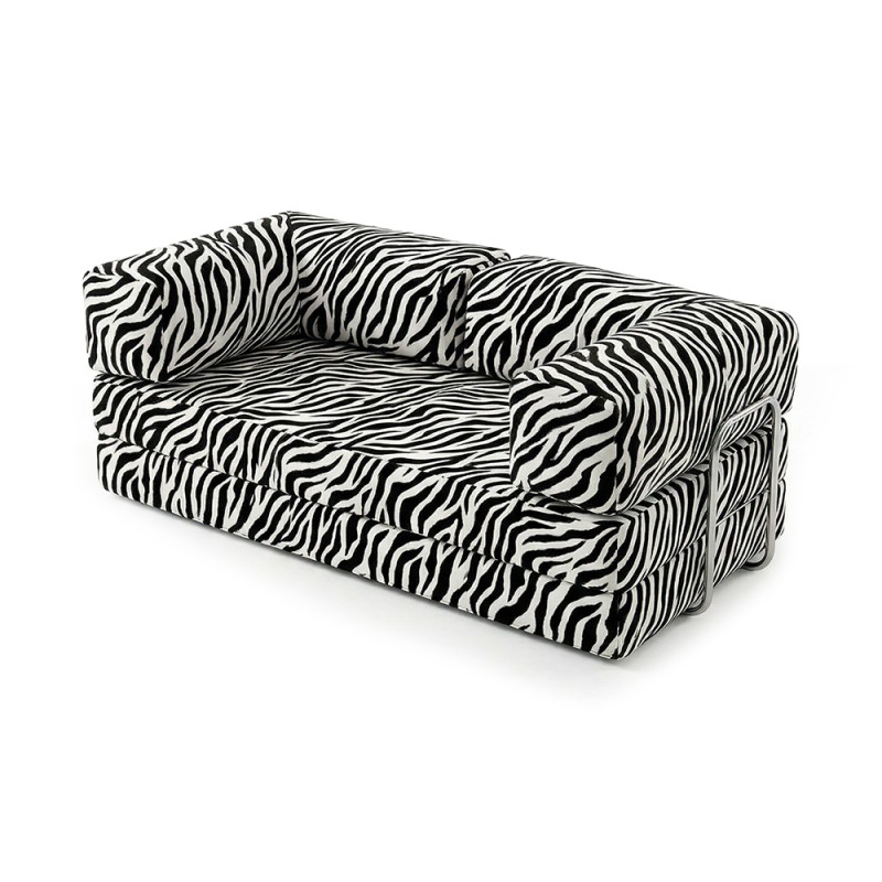 Frameless sofa Horns Base Print Zebra
