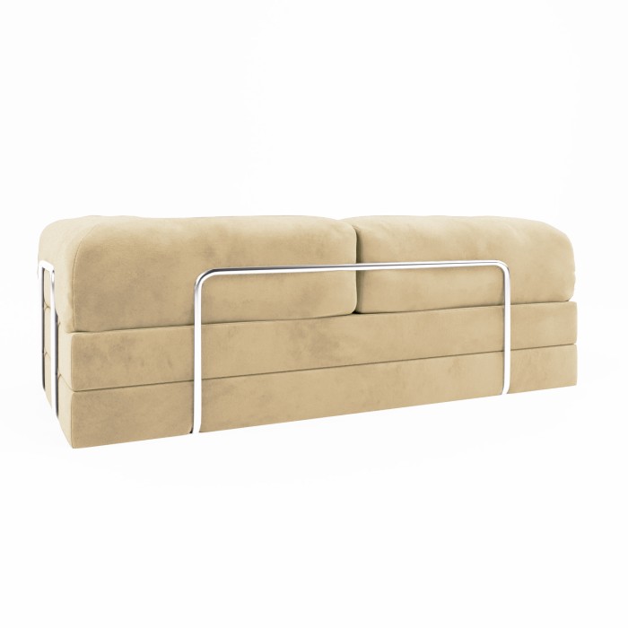Безкаркасний диван Horns Base Velor French Vanilly