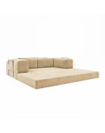 Безкаркасний диван Horns Base Velor French Vanilly