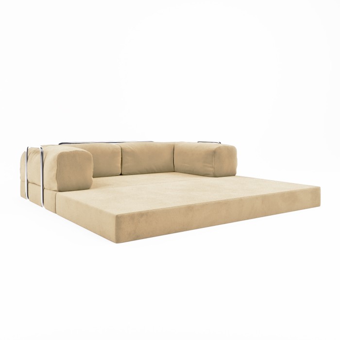 Безкаркасний диван Horns Base Velor French Vanilly