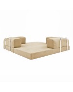 Безкаркасний диван Horns Base Velor French Vanilly