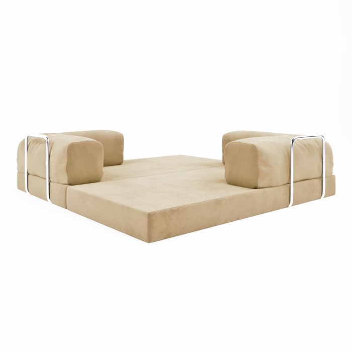 Безкаркасний диван Horns Base Velor French Vanilly