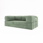 Безкаркасний диван Horns Base 200x100 Velour Dark Green