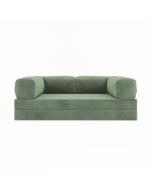 Безкаркасний диван Horns Base Velor Dark Green