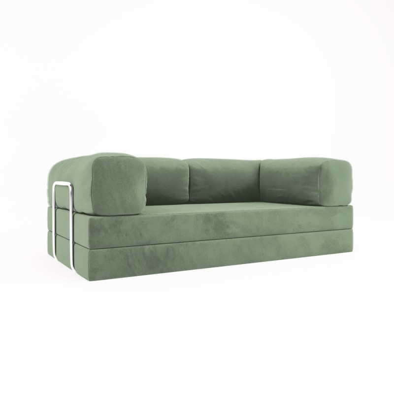 Безкаркасний диван Horns Base Velor Dark Green