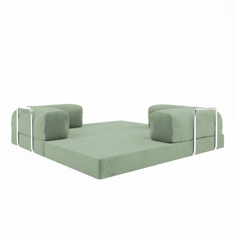 Безкаркасний диван Horns Base Velor Dark Green