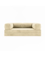 Frameless sofa Horns Base Velor French Vanilly