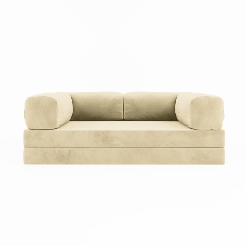 Frameless sofa Horns Base Velor French Vanilly