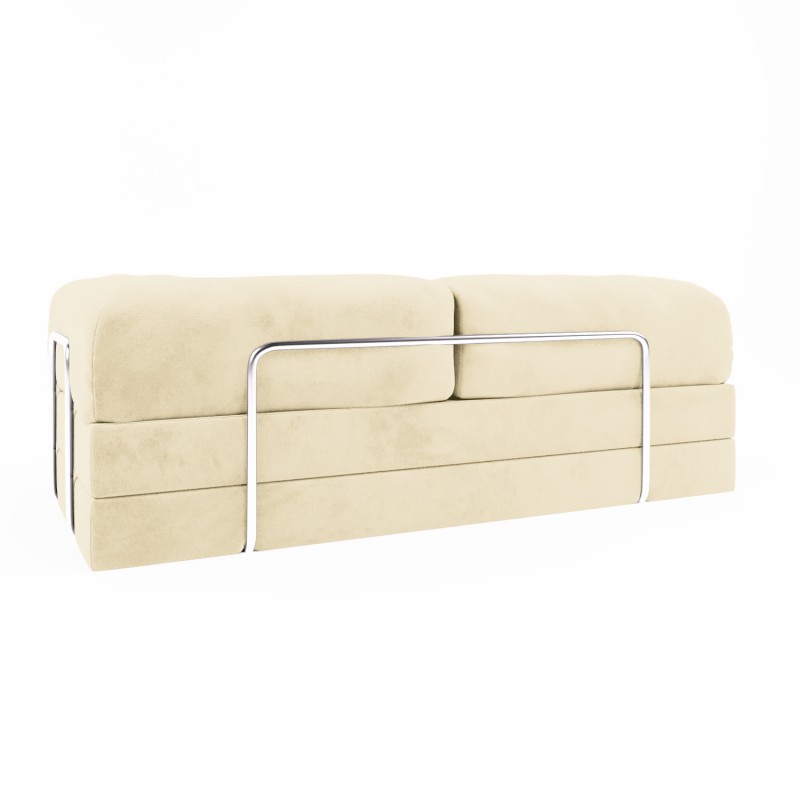 Frameless sofa Horns Base Velor French Vanilly