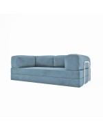 Frameless sofa Horns Base Velor Warm Sky