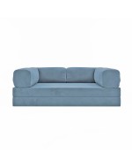 Frameless sofa Horns Base Velor Warm Sky