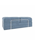Frameless sofa Horns Base Velor Warm Sky