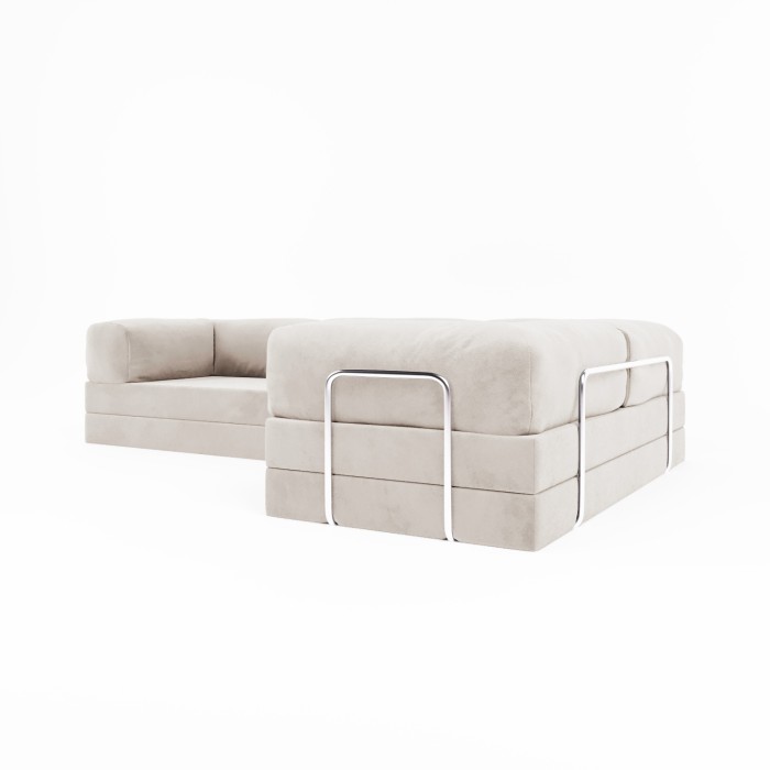 Безкаркасний розкладний диван Horns Corner Plus Rene 1