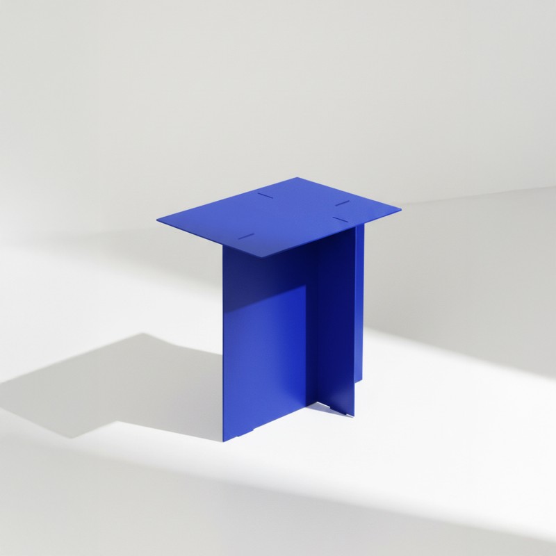 Металевий кавовий столик TRIPTYCH BLUE