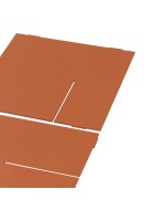 Металевий кавовий столик TRIPTYCH TERRACOTTA