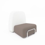 Armchair Nakama Twist 98x76 Alpaca 02+20