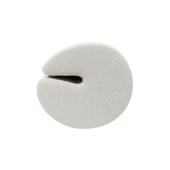 Дизайнерський пуф LILI BOUCLE CREAM 01