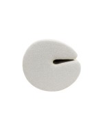 Дизайнерський пуф LILI BOUCLE CREAM 01