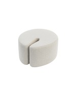Дизайнерський пуф LILI BOUCLE CREAM 01
