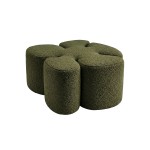 Дизайнерський пуф MAK BOUCLE OLIVE GREEN