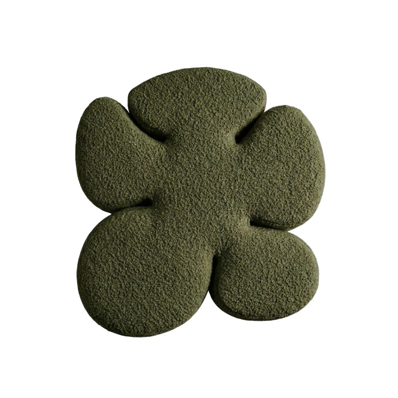 Дизайнерський пуф MAK BOUCLE OLIVE GREEN