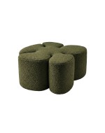 Дизайнерський пуф MAK BOUCLE OLIVE GREEN