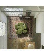 Дизайнерський пуф MAK BOUCLE OLIVE GREEN