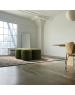 Дизайнерський пуф MAK BOUCLE OLIVE GREEN