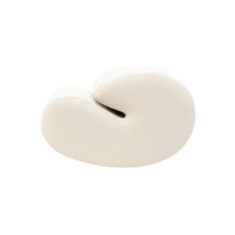Designer pouf SHRIMP DIVA CREAM